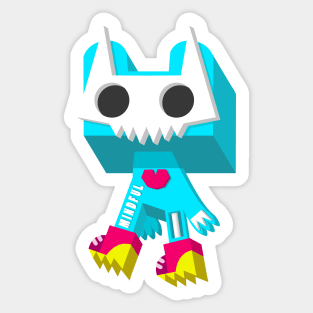 Blue SIMON Sticker